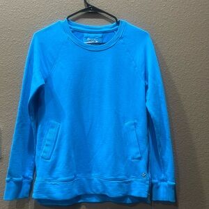XS Lilly Pulitzer Luxletic blue sweatshirt.